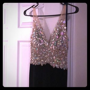 Gorgeous Jovani black formal gown! Only worn once!